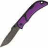 Brand new 🤩 Outdoor Edge Chasm Small -Purple Zytel (2.5" 8Cr13MoV Blk) CHP-25C 👍