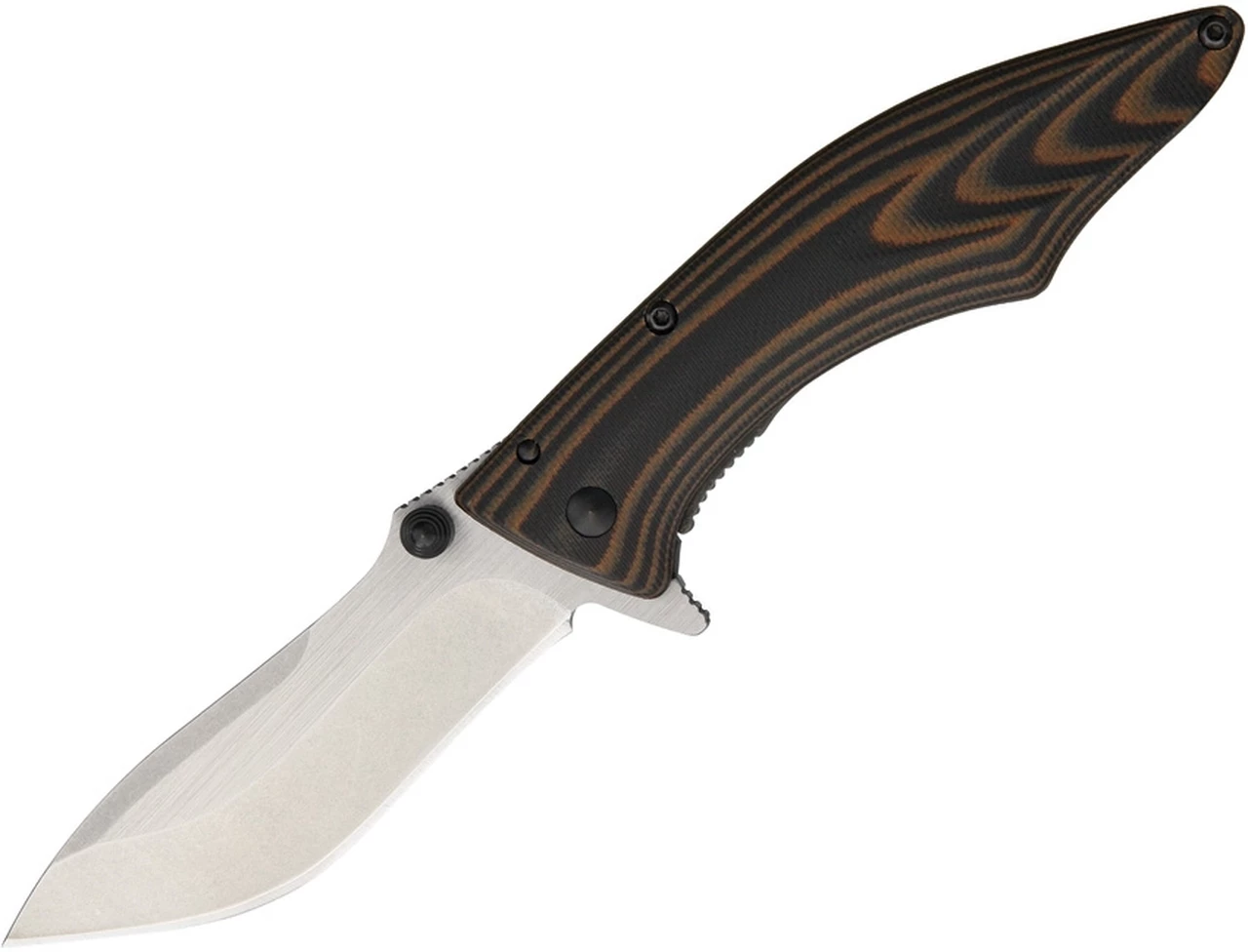 Best Sale 🔥 Outdoor Edge CQ-30 Small Conquer Framelock Knife, 3" Drop Point Plain Blade, Brown Handle 🎁 1 Best Sale 🔥 Outdoor Edge CQ-30 Small Conquer Framelock Knife, 3" Drop Point Plain Blade, Brown Handle 🎁