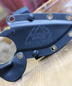 Coupon 😍 Outdoor Edge Leduck LDK-30, 2.5" 8Cr14 SS Blackstone Blade, Rubberrized TPR Handle 🎉 -Automatic Knives shop OELDK 30.2 29660.1586964026