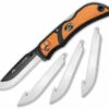 Outlet 🎉 Outdoor Edge RazorLite EDC Folding Knife RLB30-30C, 3" Replaceable Blade, Orange Rubberized TPR Handles 🎉