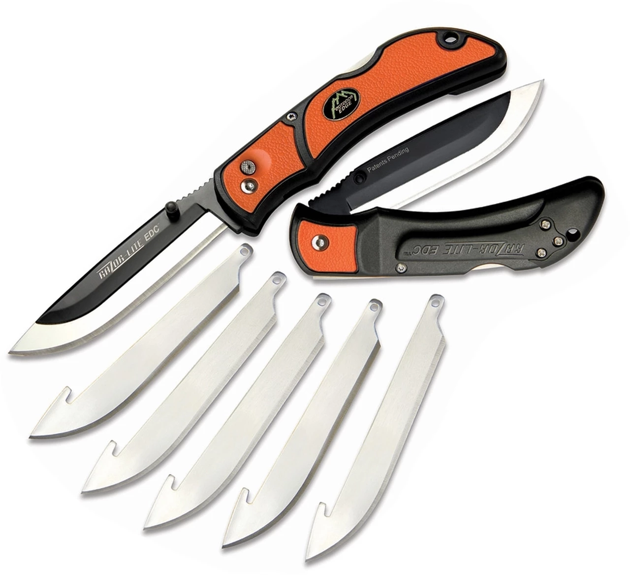 Promo 😍 Outdoor Edge 3.5" Razorlite EDC RLB-30, 3.5" Japanese 420J2 Stainless Interchangeable Blades, Orange Grivory w/ Rubberized TPR Inserts Handle ✔️ 1 Promo 😍 Outdoor Edge 3.5" Razorlite EDC RLB-30, 3.5" Japanese 420J2 Stainless Interchangeable Blades, Orange Grivory w/ Rubberized TPR Inserts Handle ✔️