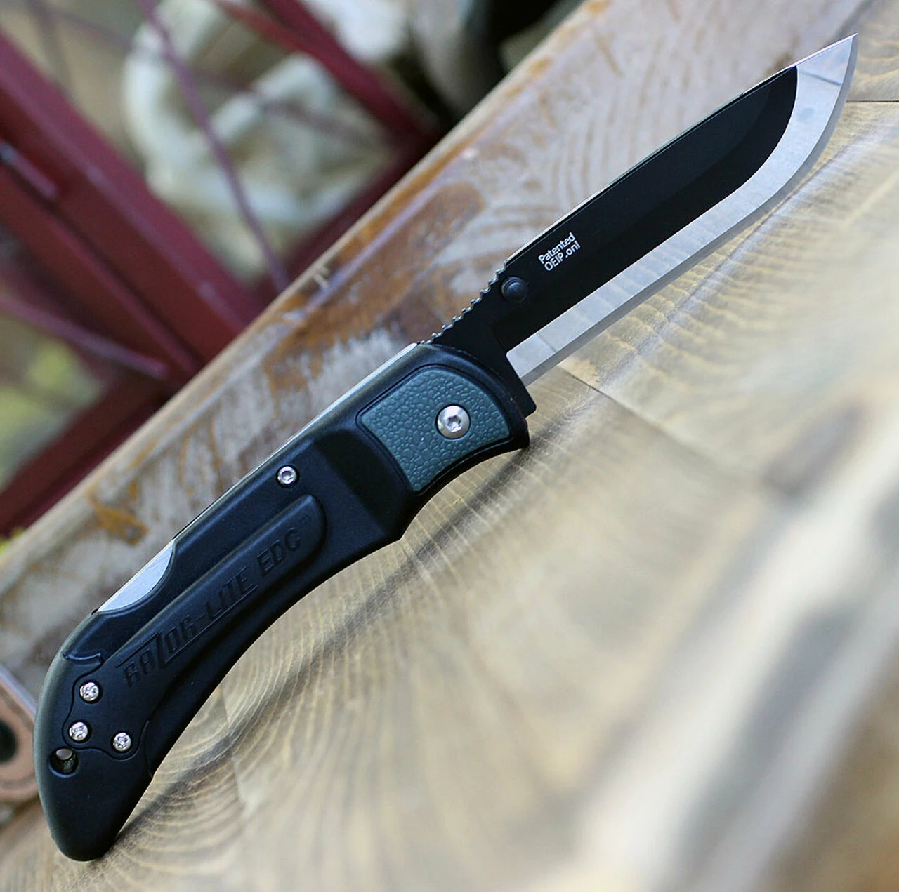 Coupon ✔️ Outdoor Edge RazorLite EDC OERLY50, 3.5" 420J2 SS Replaceable Blade, Gray/Black Grivory Handle 😀 2 Coupon ✔️ Outdoor Edge RazorLite EDC OERLY50, 3.5" 420J2 SS Replaceable Blade, Gray/Black Grivory Handle 😀 - Image 2