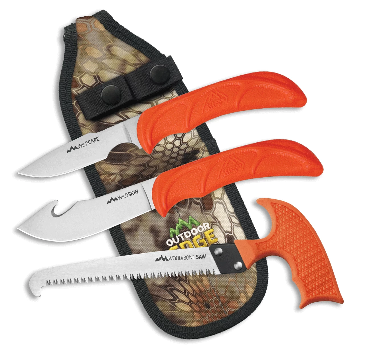 Outlet 😍 Outdoor Edge WG-10C WildGuide™ Field 👗 Dressing Kit, Orange Rubberized TPR Handle, Mossy Oak™ Camo Nylon Belt Sheath 🔔 1 Outlet 😍 Outdoor Edge WG-10C WildGuide™ Field 👗 Dressing Kit, Orange Rubberized TPR Handle, Mossy Oak™ Camo Nylon Belt Sheath 🔔