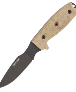 Best deal ✔️ Ontario Rat-3 Caper - Tan Micarta (3.0" Blk Carbon Steel) 8663 🛒