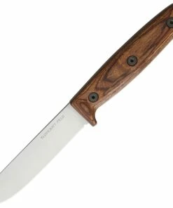 Hot Sale 🎁 Ontario Knife Co. Bushcraft Field Knife 8696, 5" Alloy Carbon Steel Plain Blade, Walnut Wood Handle 👏