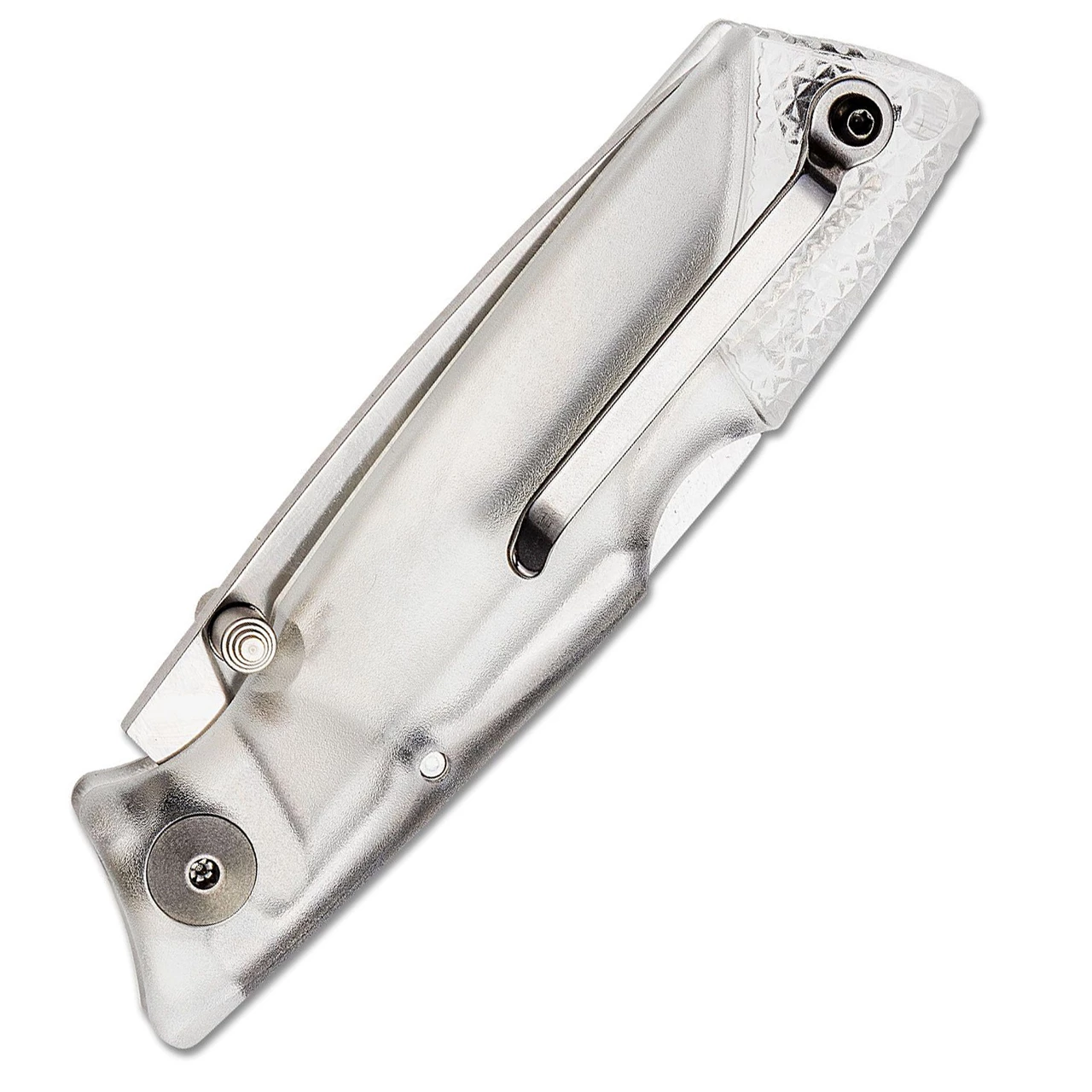 Budget ๐ Ontario Knife Co. Wraith Ice Series - Clear Ice 8798CL, 2.6" AUS-8 Satin Recurved Plain Blade, Clear Plastic Handle ๐งจ 2 Budget ๐ Ontario Knife Co. Wraith Ice Series - Clear Ice 8798CL, 2.6" AUS-8 Satin Recurved Plain Blade, Clear Plastic Handle ๐งจ - Image 2