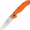 Brand new 👏 Ontario Rat Model II, 3 in. Satin Blade, Orange Nylon Handles 🎁