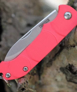 Best deal 😀 Ontario Knife Co. Traveler 8901RED, 2.25" Stainless Steel Satin Plain Blade, Red Plastic Handle 😍 -Automatic Knives shop ON8901RED.2 41002.1626900435