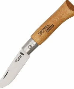 Flash Sale 👍 Opinel No3 OP11030, Beechwood Carbon, 2 1/8" closed-01613 😀