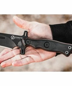 Brand new ✔️ Tops Knives Operator 7 Blackout Edition TPOP702, 7.25" Black 1075HC Plain Blade, Black Canvas Micarta/ G10 Handle 🧨 5 Brand new ✔️ Tops Knives Operator 7 Blackout Edition TPOP702, 7.25" Black 1075HC Plain Blade, Black Canvas Micarta/ G10 Handle 🧨 -Automatic Knives shop Operator 7 Blackout Edition 3 78361.1590596526