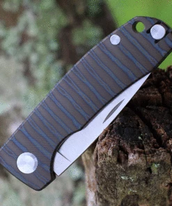 Discount 😍 PMP Knives & Maxace Harmony PMP007, 3" Satin Bohler M390 Drop Point Blade, Flame Titanium Handles 🎁 6 Discount 😍 PMP Knives & Maxace Harmony PMP007, 3" Satin Bohler M390 Drop Point Blade, Flame Titanium Handles 🎁 -Automatic Knives shop PMP007.3 12945.1625688515