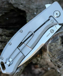 Deals 😍 PMP Knives Big Boy Flipper - Gray Ti (3.65" 14C28N Satin) PMP022 ✔️ -Automatic Knives shop PMP022.2 88089.1641569075