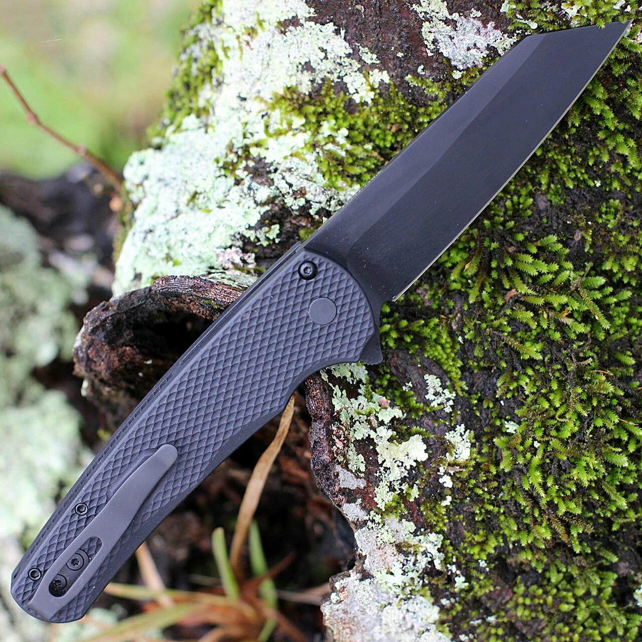 Promo 👍 Pro-Tech Malibu Flipper - Blk Textured Alum (3.3" 20CV Blk DLC Reverse Tanto) 5206 😀 2 Promo 👍 Pro-Tech Malibu Flipper - Blk Textured Alum (3.3" 20CV Blk DLC Reverse Tanto) 5206 😀 - Image 2