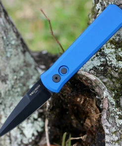 Top 10 💯 Pro-Tech Godson Automatic - Blue Alum (3.1" 154CM DLC Blk) 721-BLUE ⌛