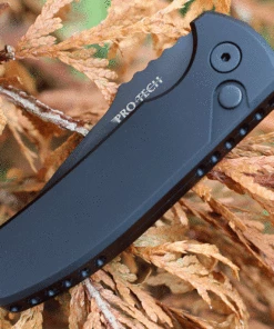 Best Sale 🔔 Pro-Tech Short Blade Rockeye (SBR) Automatic Black Alum. (2.5" S35VN Blk) LG403 💯 -Automatic Knives shop PTLG403.4 31664.1631643498