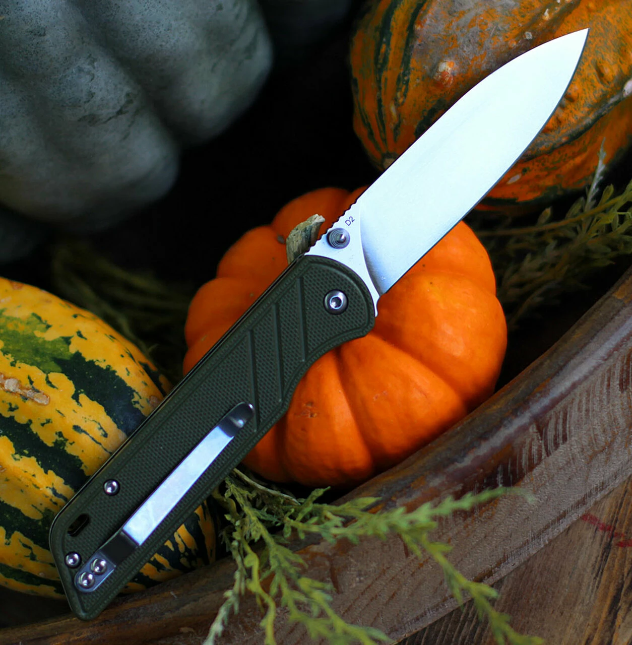 Deals ❤️ QSP Knife Parrot Linerlock QS102B, 3.25" D2 Satin Blade, Green G10 Handle 🤩 2 Deals ❤️ QSP Knife Parrot Linerlock QS102B, 3.25" D2 Satin Blade, Green G10 Handle 🤩 - Image 2