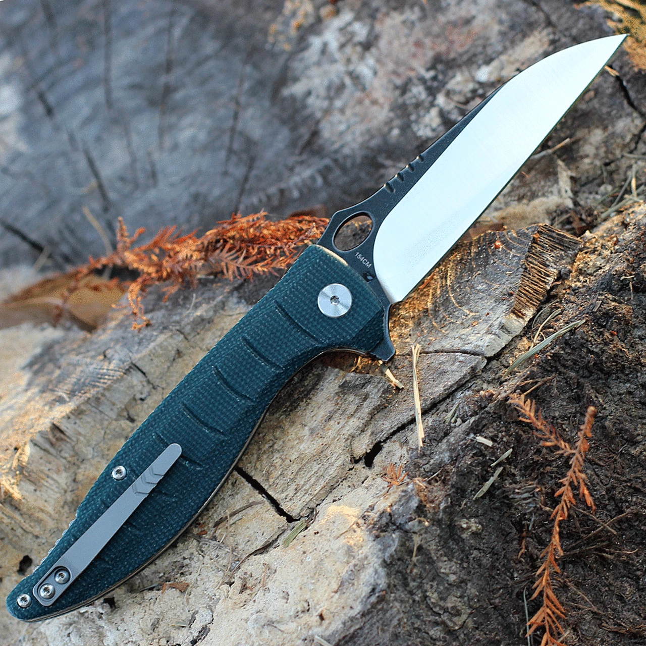 Deals 💯 QSP Knife QSP Locust Blue Micarta (3.8” 154CM Black/ Satin) QS117-C 🎉 2 Deals 💯 QSP Knife QSP Locust Blue Micarta (3.8” 154CM Black/ Satin) QS117-C 🎉 - Image 2