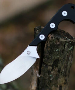 Best deal ✨ QSP Knife Neckmuk Neck Knife QS125-A, 2.875" D2 Plain Blade, Black G10 Handle ⌛