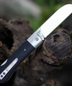 Best deal 🧨 QSP Knife Worker Lockback QS128A, 3.5" Bohler N690 Satin Sheepsfoot Blade, Black G10 Handle ❤️ -Automatic Knives shop QS128A 96512.1603814636