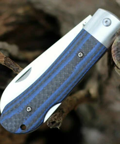 Top 10 👏 QSP Knife Worker Lockback QS128D, 3.5" Bohler N690 Satin Sheepsfoot Blade, Blue G10 & Carbon Fiber Handle 👍 6 Top 10 👏 QSP Knife Worker Lockback QS128D, 3.5" Bohler N690 Satin Sheepsfoot Blade, Blue G10 & Carbon Fiber Handle 👍 -Automatic Knives shop QS128D.3 38692.1603811012