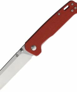 Discount 🎁 QSP Knife QSP Penguin Red Micarta (3" D2 Two-Tone Satin) QS130-D 🧨