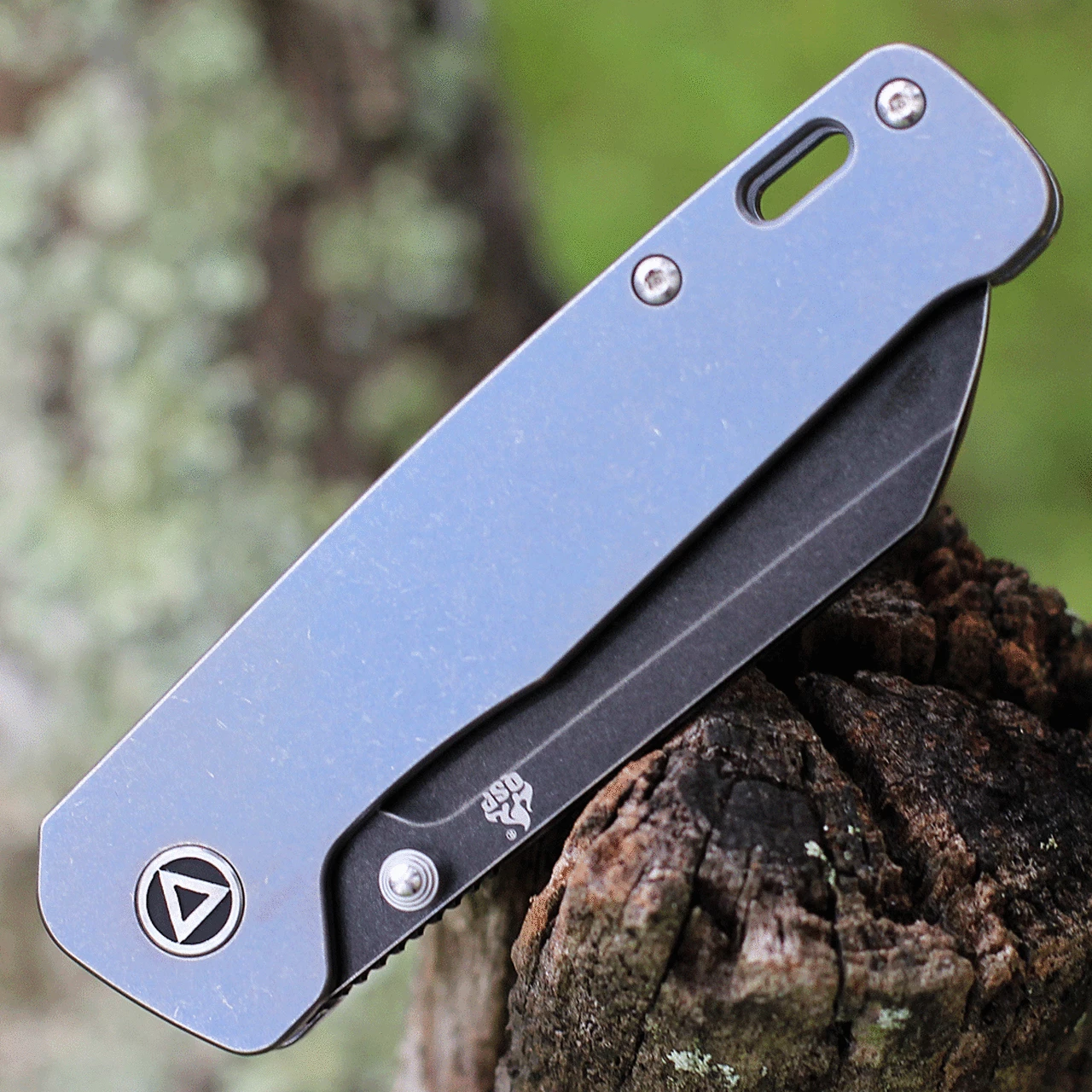 Hot Sale ✨ QSP Knife QSP Penguin Frame Lock - Blue SW Ti (3" 154CM Blk SW) QS130-S 🧨 3 Hot Sale ✨ QSP Knife QSP Penguin Frame Lock - Blue SW Ti (3" 154CM Blk SW) QS130-S 🧨 - Image 3