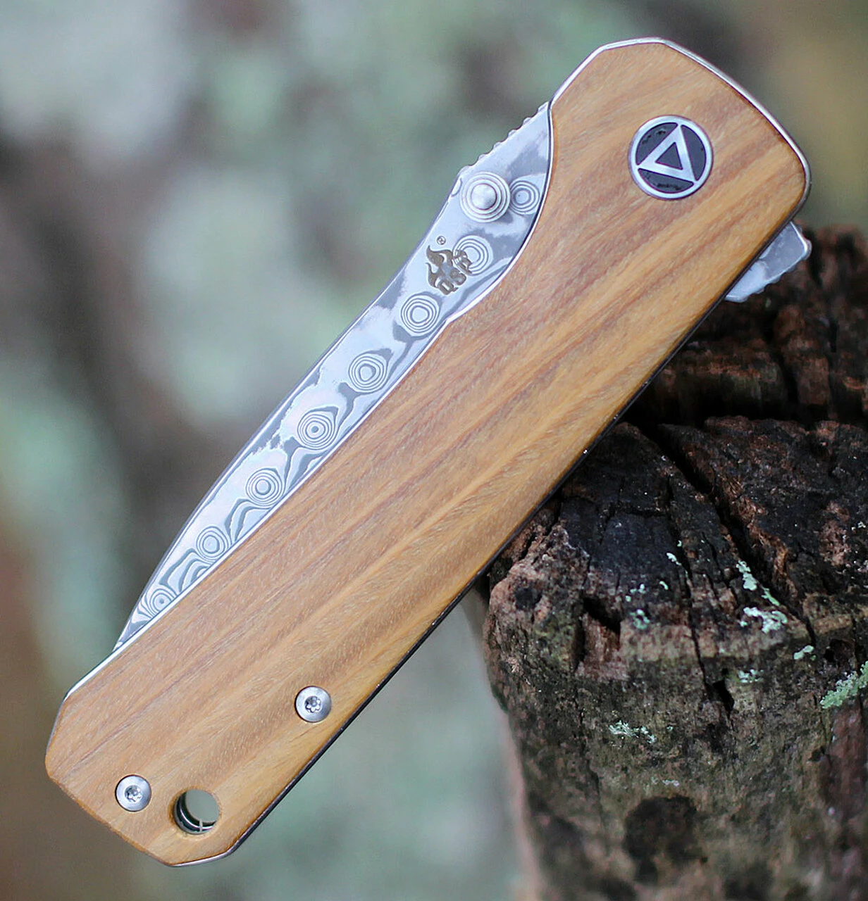 Top 10 🎉 QSP Knife Hawk Linerlock QS131-B, 3.225" Damascus Plain Blade, Verawood Handle ✔️ 3 Top 10 🎉 QSP Knife Hawk Linerlock QS131-B, 3.225" Damascus Plain Blade, Verawood Handle ✔️ - Image 3