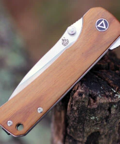 Buy ✔️ QSP Knife Hawk Linerlock QS131-D, 3.225" CPM S35VN Plain Blade, Verawood Handle ✨ -Automatic Knives shop QS131D.3 23296.1603827530