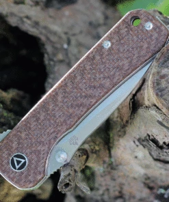 Best reviews of 🧨 QSP Knife Hawk, QS131-G, 3.25" Sandvik 14C28N, Two-Toned Satin Blade, Brown Linen Micarta Handle 👍 -Automatic Knives shop QS131g.2 67883.1624392352