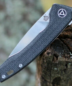 Best Pirce 🤩 QSP Knife Leopard Linerlock CF QS135-B, 3.0" Sandvik 14C28N Satin Plain Blade, Black Linen Micarta Handle ❤️ 7 Best Pirce 🤩 QSP Knife Leopard Linerlock CF QS135-B, 3.0" Sandvik 14C28N Satin Plain Blade, Black Linen Micarta Handle ❤️ -Automatic Knives shop QS135B.2 96472.1603915782