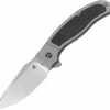 Budget 🛒 QSP Knife Legatus Frame Lock Flipper QS136-A, 3.50" Bohler M390 Drop Point Plain Blade, Titanium Handle with Carbon Fiber Inlay 🎉