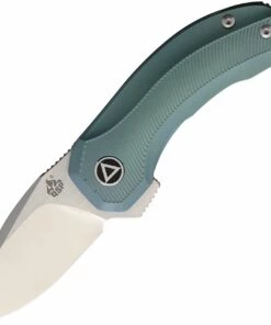 Buy 🌟 QSP Knife Hamster Folding Knife -C,QS138 2" CPM-S35VN 2 Tone Satin Drop Point Blade, Green Titanium Handle 🤩