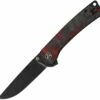 Top 10 ⌛ QSP Knife QSP Osprey - G10/CF Red (3.25"14C28N Black) QS139-F2 🌟