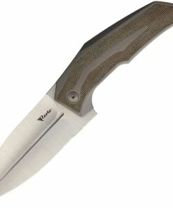 Cheap 🌟 Reate Knives T4000 - Green Micarta (4" Satin) REA068 🧨