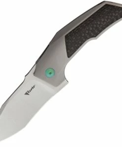 Cheap 🔥 Reate Knives T3000 Framelock REA093, 3.0" M390 Satin Tanto Blade, Titanium w/Carbon Fiber Inlays 🌟