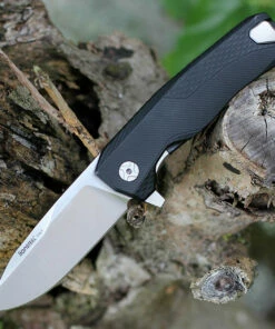Best reviews of ✔️ LionSteel ROK Aluminum-Black ROKABS, 3.27" M390 Stain Blade, Aluminum Handle 🧨