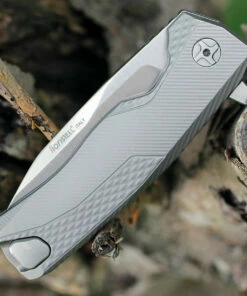 Wholesale 🌟 LionSTEEL ROK - Gray Sculpted Titanium (3.25" M390 Satin) ROKG 🔔 10 Wholesale 🌟 LionSTEEL ROK - Gray Sculpted Titanium (3.25" M390 Satin) ROKG 🔔 -Automatic Knives shop ROKG.3 81850.1590078448