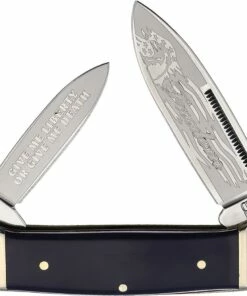 New 🎉 Rough Ryder Patriot Canoe - Navy Synthetic (3.6" SS Spear) RR2029 😍