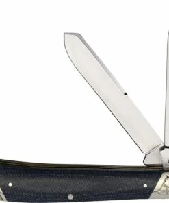 Coupon 🤩 Rough Ryder Trapper - Denim Micarta (3" SS) RR2182 🎉