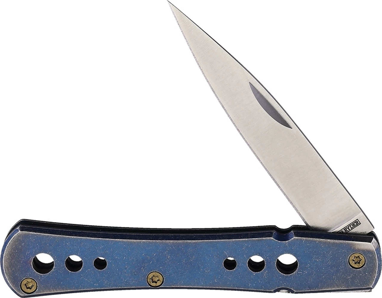 Best deal 🌟 Rough Ryder Folder - Blue SS SW (2.5" SS Satin) RR2237 💯 1 Best deal 🌟 Rough Ryder Folder - Blue SS SW (2.5" SS Satin) RR2237 💯
