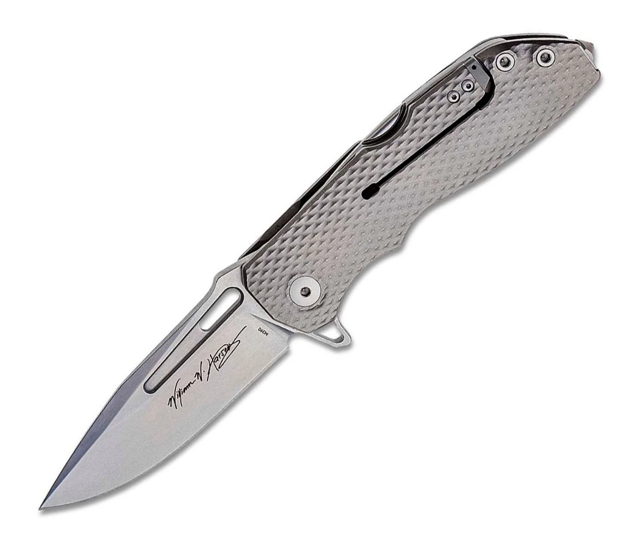 Cheap 😀 DPX Gear RYP Harsey Demo RPDMF001, 3.15" M390 Stonewashed Plain Blade, 3D textured Titanium Handles 🔔 1 Cheap 😀 DPX Gear RYP Harsey Demo RPDMF001, 3.15" M390 Stonewashed Plain Blade, 3D textured Titanium Handles 🔔