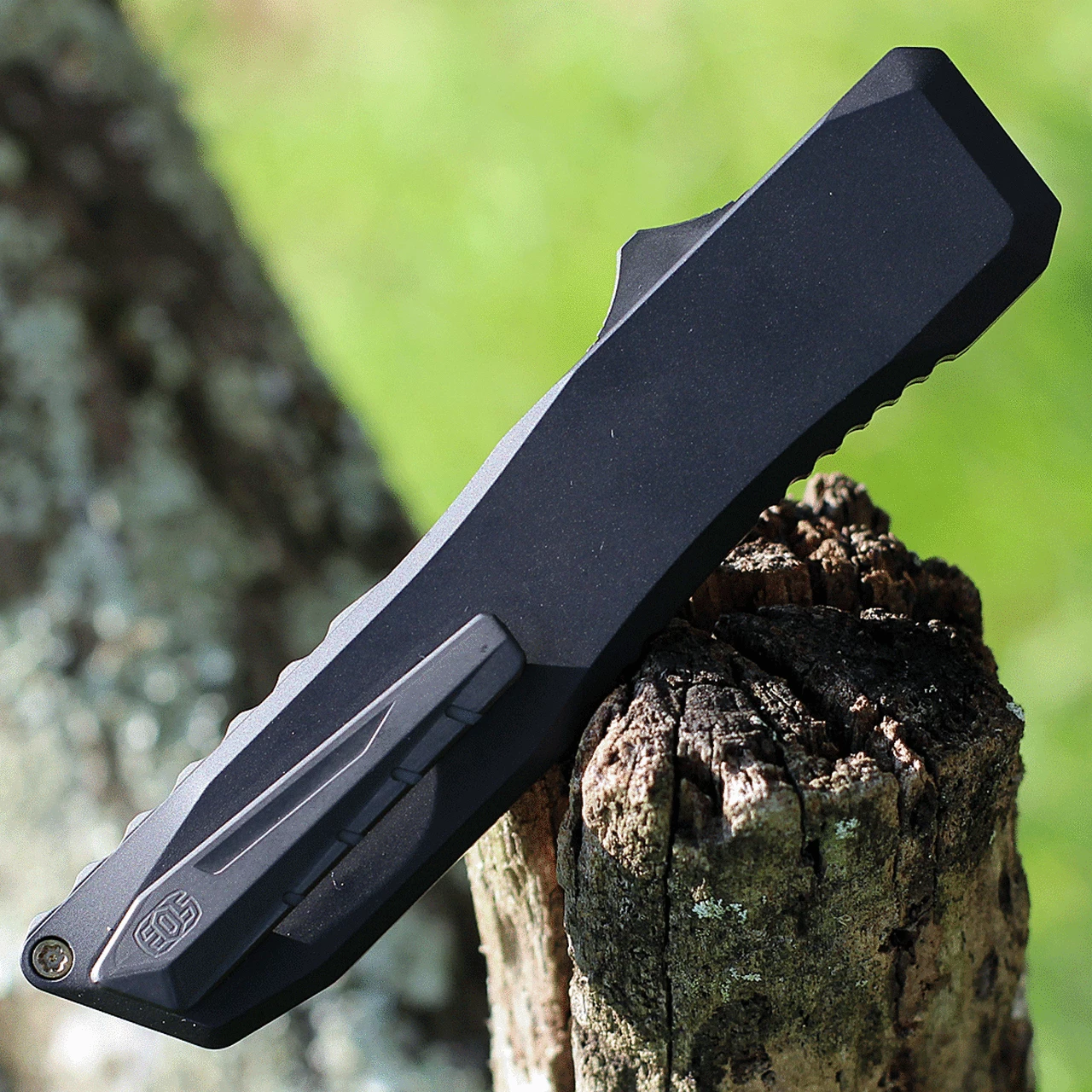 Best Pirce 🛒 EOS - Elite Outfitting Solutions EOS Harpoon OTF Automatic - Black / CF Alum. (3.75" Red Tanto) HAR-01 😍 4 Best Pirce 🛒 EOS - Elite Outfitting Solutions EOS Harpoon OTF Automatic - Black / CF Alum. (3.75" Red Tanto) HAR-01 😍 - Image 4