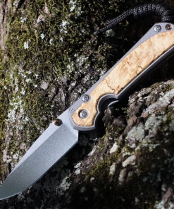 Best reviews of 😍 Chris Reeve Small Sebenza 31 Box Elder Burl Inlay, 2.99" CPM S45VN Stonewashed Drop Point Blade, Matt-Blasted Handle (S31-1108) 😍