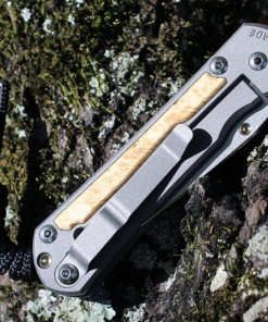 Best reviews of 😍 Chris Reeve Small Sebenza 31 Box Elder Burl Inlay, 2.99" CPM S45VN Stonewashed Drop Point Blade, Matt-Blasted Handle (S31-1108) 😍 -Automatic Knives shop S31 1108.2 50692.1624993357