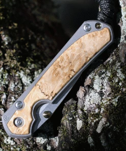 Best reviews of 😍 Chris Reeve Small Sebenza 31 Box Elder Burl Inlay, 2.99" CPM S45VN Stonewashed Drop Point Blade, Matt-Blasted Handle (S31-1108) 😍 -Automatic Knives shop S31 1108.3 58495.1624993357