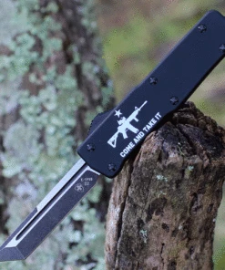 Coupon 😍 Templar Knife Co. Templar Premium Lightweight Small OTF -Alum. Blk CATI (3" D2 Blk Tanto) SA-AR15-22-1 🌟