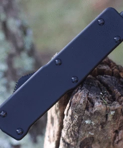 Best Sale 🔥 Templar Knife Co. Templar Premium Lightweight Large OTF - Blk Rubber (3.55" D2 Blk Tanto) LA-BR-22-1 👍 -Automatic Knives shop SABR.1 80643.1634667249