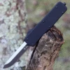 Budget 🔔 Templar Knife Co. Templar Premium Lightweight Small OTF - Blk Rubber (3" D2 Blk Drop Point) SA-BR-32-1 😀