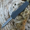 Cheap 👏 Templar Knife Co. Templar Premium Lightweight Small OTF - Blk Diamond (3" D2 Blk Dagger) SA-DPG-12-1 🎁
