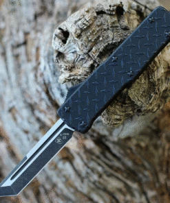 Hot Sale 😍 Templar Knife Co. Templar Premium Lightweight Small OTF- Blk Diamond (3" D2 Blk Tanto) SA-DPG-22-1 👍